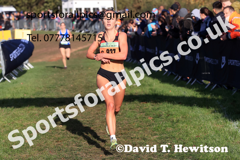 Senior Womens 2025 National Cross Country Relays, Berry Hill Park, Mansfield. Photo: David T. Hewitson/Sports for All Pics